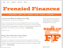 Tablet Screenshot of frenziedfinances.com